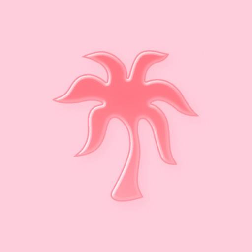 Pink Palm Puff icon