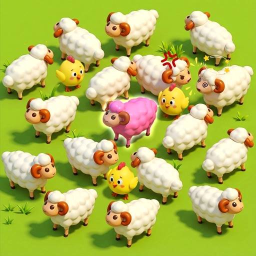 Sheep Dash - Jeux Ranch 3D icône