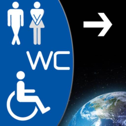WCs in der Nähe Symbol