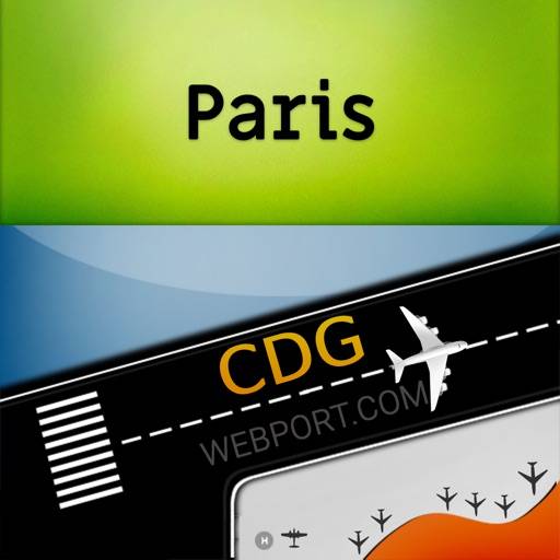 Paris Airport CDG Info plus Radar app icon