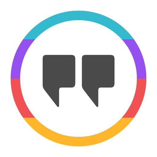 Kwote: A Quote Maker for Inspirational and Motivational Quotes, Sayings and Text on Photo Background Editor app icon