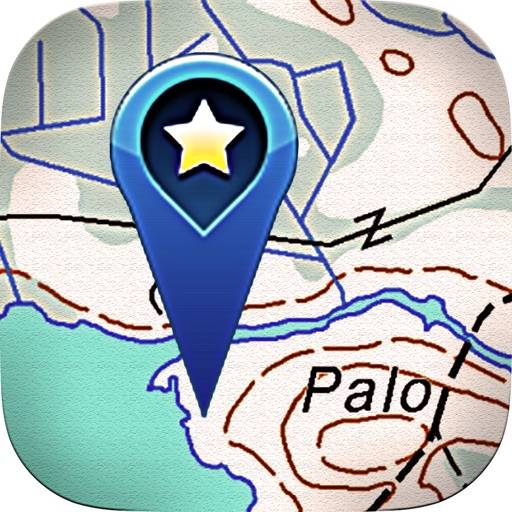 Topo maps icon