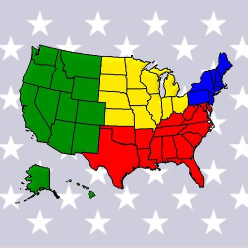 50 US States - American Quiz икона