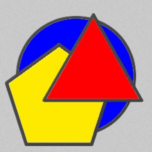 Geometric Shapes: Triangle & Circle Geometry Quiz icona