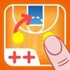 Coach Tactic Board: Basket plus plus app icon