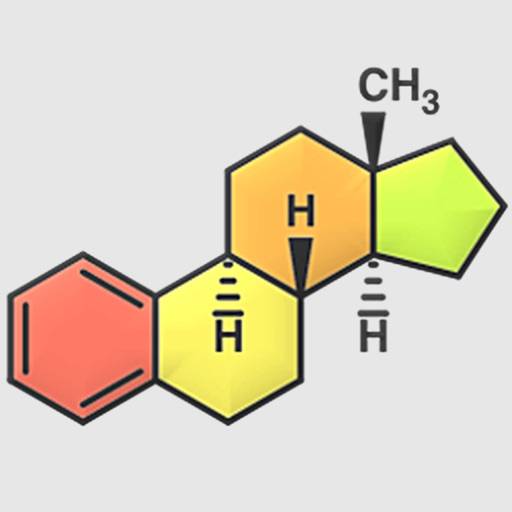Steroids - Chemical Formulas Symbol