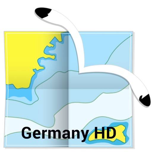 Germany HD GPS Carta Nautica icona