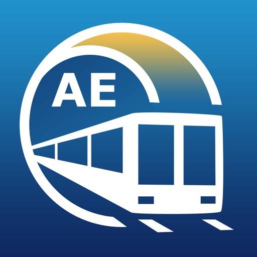 Dubai Metro Guide and route planner app icon