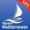 España mediterránea GPS Carta icono