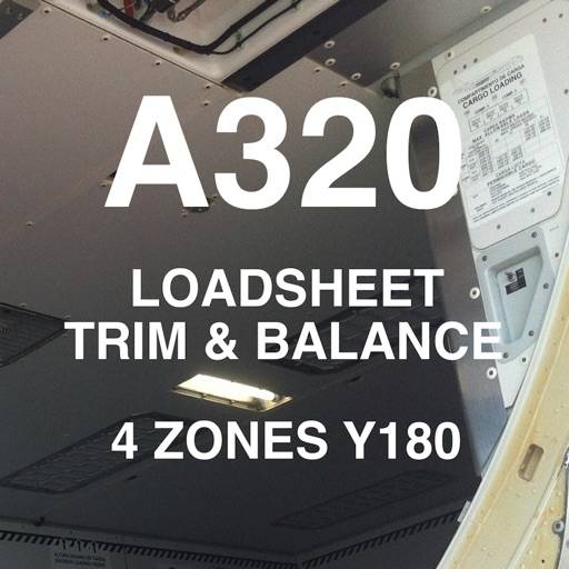 A320 LOADSHEET T&B 180 4z PAX icono
