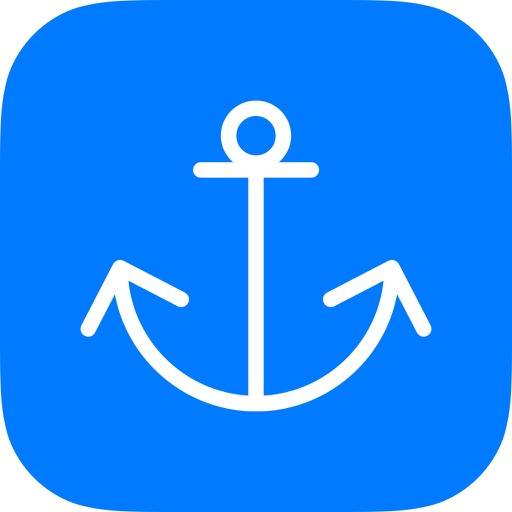 Ankor - Easy to use anchor watch and alarm app ikon