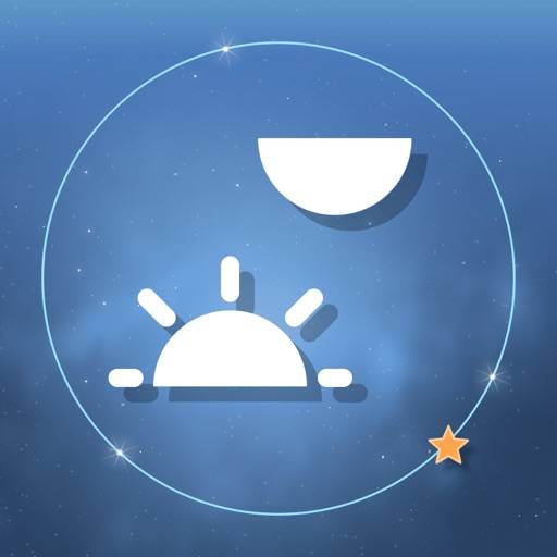 Raise and Set Times - Moonrise, moonset, sunrise, sunset times and compass icon