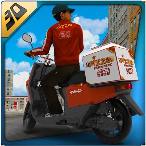 3D simulateur Pizza boy - fou coureur de moto et de livraison motards roulant simulation jeu d'aventure icône