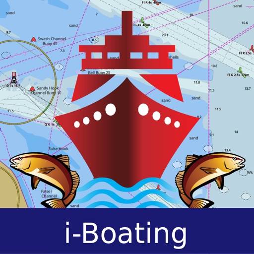 i-Boating: морские Карта икона