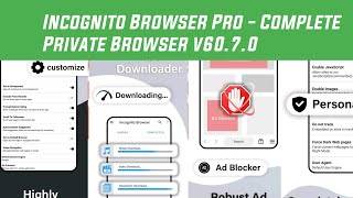 incognito browser pro - complete private browser v6070 [paid]