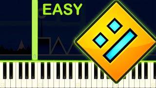 geometry dash | level 1 | stereo madness - easy piano tutorial